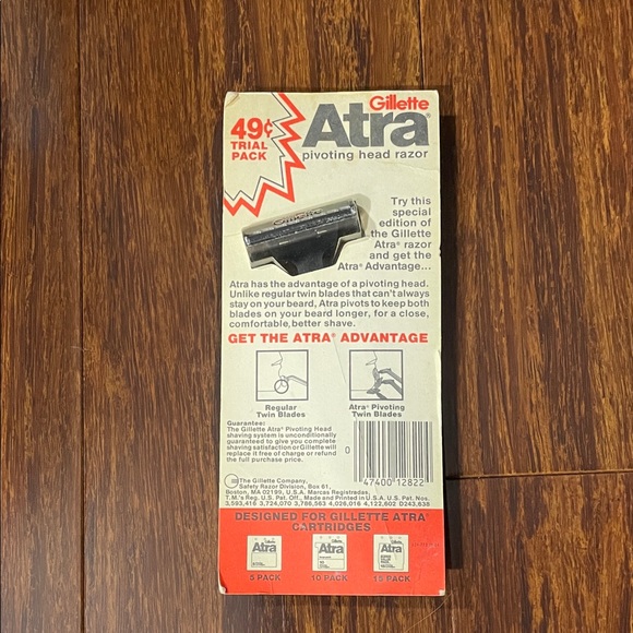 Vintage Atra Silver Razor - Picture 2 of 2